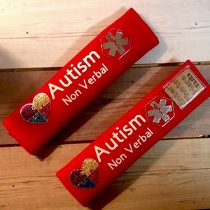 Seatbelt cover set for ADHD